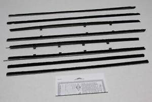 1960 Chevrolet Bel Air 2 Door Hardtop Weatherstrip Fuzzy Kit RLG217A