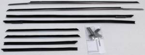 1961-1962 Chevrolet Impala Convertible Weatherstrip Fuzzy Kit FZ6162CNV