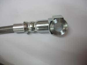 Auto City Classic - 10 MM 18" Stainless Steel Braided Disc Brake Hoses HS-10MM-18-SS - Image 2