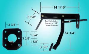 Auto City Classic - Universal Firewall Mount Power Brake Pedal PED-UNI-PWR - Image 3