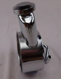 Auto City Classic - 1961-1966 Chevrolet Passenger Cars Chrome Power Steering Pump Reservoir S9#-10 - Image 3