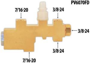 Auto City Classic - 1960-1970 Ford Passenger Car Brass Disc Drum Proportioning Valve PV-FD-60-70-DRUM-B - Image 2