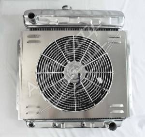 1953-1956 Ford Pickup Chevy V8 Motor Aluminum Radiator R5556FDPU - Image 7