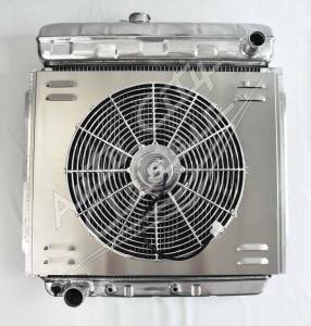 Auto City Classic - 1953-1956 Ford Pickup Truck V8 Aluminum Radiator R5556FDPU-B - Image 7