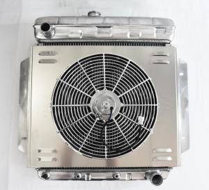 Auto City Classic - 1957-1960 Ford Pickup Chevy Motor Aluminum Radiator R5760PU - Image 8