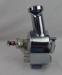 Auto City Classic - 1961-1966 Chevrolet Passenger Cars Chrome Power Steering Pump Assembly S9#10-C - Image 3