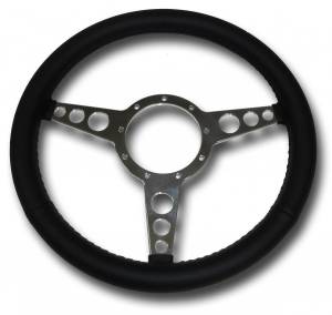 Auto City Classic - 3 Spoke Black Flat Steering Wheel Kit SC1431-R/S - Image 3