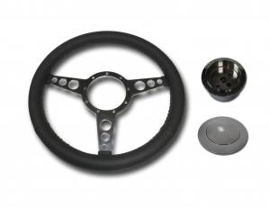 Auto City Classic - 3 Spoke Grey Flat Steering Wheel Kit SC1432R/S - Image 2