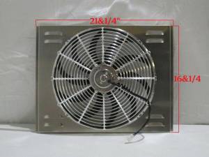 Auto City Classic - 21 1/4" x 16 1/4" Universal Radiator Shroud and Fan SH101 - Image 2