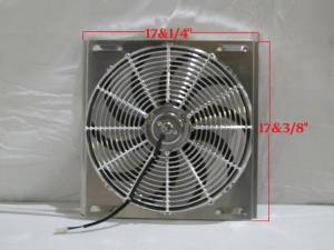 Auto City Classic - 17 1/4" x 17 3/8" Universal Radiator Shroud and Fan SH188 - Image 2