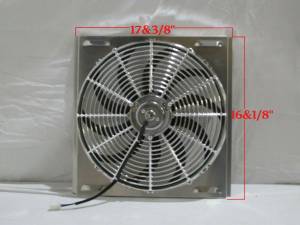 Auto City Classic - 17 3/8" x 16 1/8" Universal Radiator Shroud and Fan SH327 - Image 2