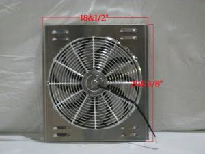 Auto City Classic - 18 1/2" X 20 3/8" Universal Radiator Shroud and Fan SH4854PU - Image 3