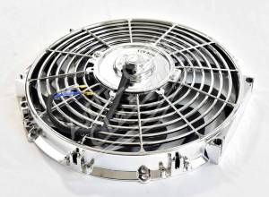 Auto City Classic - 12" Dual Chrome Electric Radiator Fan- 2600CFM SHFAN-12-C - Image 2