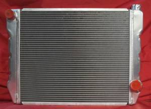 Auto City Classic - Universal Cross Flow GM Style Aluminum Radiator 26" X 19" SL-059B-MT - Image 2