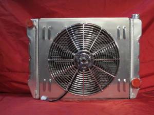 Auto City Classic - Universal Cross Flow GM Style Aluminum Radiator 26" X 19" SL-059B-MT - Image 6
