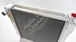 Auto City Classic - Universal Cross Flow GM Style Aluminum Radiator 22" x 19" SL-059D-MT - Image 4