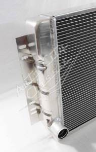 Auto City Classic - Universal Cross Flow Ford Style Aluminum Radiator 26" x 19" SL-104B-AT - Image 3