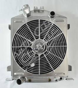Auto City Classic - 1932 Ford Lo-Boy / Street/ Rat Rod Aluminum Radiator Chopped with Ford Motor SL-188B-AT - Image 9