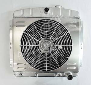 Auto City Classic - 1949-1954 Chevrolet Passenger Cars V8 Aluminum Radiator SL-264B-AT - Image 7