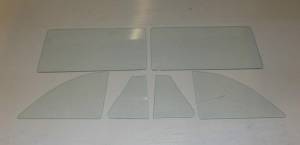 1953-1954 Chevrolet 4 Door Sedan Side Glass Set SS-CVY-53-54-4S