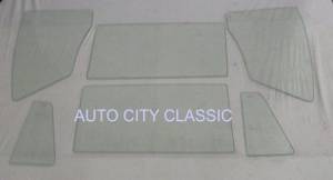 1958 Chevrolet Sedan Business Side Glass Set SS-CVY-58-2S
