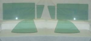 Auto City Classic - 1958 Chevrolet Sedan Business Side Glass Set SS-CVY-58-2S - Image 2
