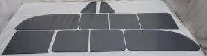 1955-1956 Ford / Mercury 4 Door Wagon Side Glass Set SS-FM-55-56-4W