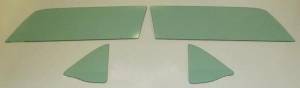 1971-1973 Ford Mustang / Mercury Cougar 2 Door Hardtop Side Glass Set SS-FM-71-73-2H
