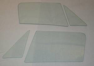 1963-1967 Chevrolet Corevtte 2 Door Hardtop Coupe Sting Ray Side Glass Set SS-VET-63-67-2C