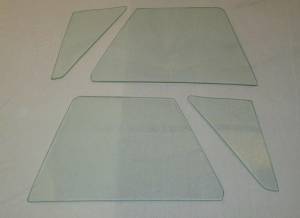 1963-1967 Chevrolet Corvette Convertible Sting Ray Side Glass Set SS-VET-63-67-CV