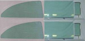 1955-1957 Chevrolet 2 Door Sedan Utility Assembled Side Glass Set SSA-5557CV2S150