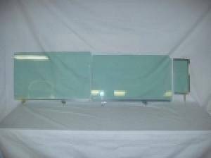 1955-1957 Chevrolet / Pontiac 4 Door Sedan  Assembled Side Glass Set with Stationary Quarters SSA-5557CV4S