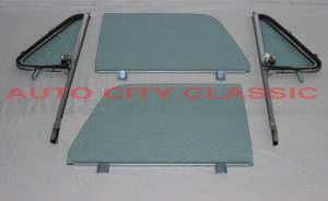 1964-1966 Chevrolet / GMC Cab, Panel and Suburban Post Assembled Side Glass Set SSAP-CVY-64-66-PU