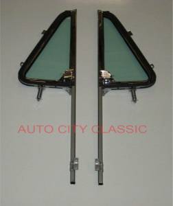 Auto City Classic - 1964-1966 Chevrolet / GMC Cab, Panel and Suburban Post Assembled Vent Glass- Pair V2495TAP - Image 2