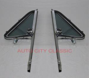 Auto City Classic - 1964-1966 Chevrolet / GMC Cab, Panel and Suburban Post Assembled Vent Glass- Pair V2495TAP - Image 3