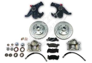 1963-1970 Chevrolet / GMC Pickup Truck 6 Lug Stock Spindle Front Disc Brake Conversion Wheel Kit