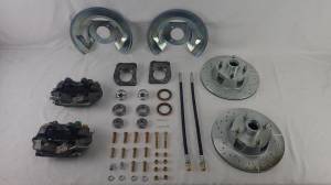 1967-1970 Ford Mustang 6 Cylinder 4 Lug Original Wheel Disc Brake Conversion Wheel Kit