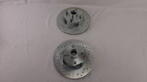 Auto City Classic - 1967-1970 Ford Mustang 6 Cylinder 4 Lug Original Wheel Disc Brake Conversion Wheel Kit - Image 2