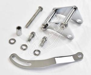 Auto City Classic - 1955-1957 Chevrolet Small Block 500 Series Power Steering Conversion Side Mount Chrome Pump 5557PSC500-SM-C - Image 5