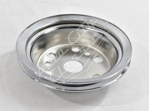 Auto City Classic - 1955-1957 Chevrolet Small Block 500 Series Power Steering Conversion Side Mount Chrome Pump 5557PSC500-SM-C - Image 7