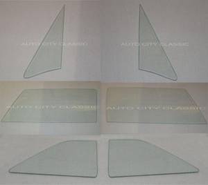 1967-1968 Ford and Mercury Convertible Side Glass Set 6768CONVSS