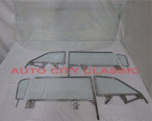 1959-1960 Buick / Cadillac / Oldsmobile Convertible Complete Glass Package with Assembled Side Glass Set CG-BCO-59-60-CV-SSA