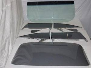 1961 Buick / Chevrolet (61-62) / Oldsmobile / Pontiac 2 Door Hardtop Complete Glass Package with Assembled Side Set CG-BCOP-61-2H-SSA