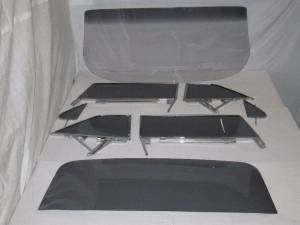 Auto City Classic - 1962 Buick / Chevrolet / Oldsmobile / Pontiac 2 Door Hardtop Complete Glass Package with Assembled Side Glass Set CG-BCOP-62-2H-SSA - Image 3