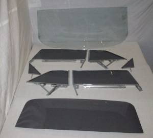 Auto City Classic - 1963-1964 Buick / Chevrolet / Oldsmobile / Pontiac 2 Door Hardtop Complete Glass Package with Assembled Side Set CG-BCOP-63-64-2H-SSA - Image 3