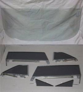 Auto City Classic - 1963-1964 Buick / Chevrolet / Oldsmobile / Pontiac Convertible Complete Glass Package Assembled Side Set CG-BCOP-63-64-CV-SSA - Image 3