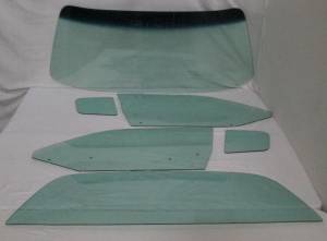 1973-1974 Dodge Charger 2 Door Hardtop Complete Glass Package Stationary Quarter CG-CHRG-73-74-2H-STQ