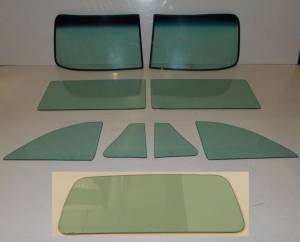 1949-1952 Chevrolet / Oldsmobile / Pontiac 2 Door Sedan Tourback Complete Glass package CG-COP-49-52-TB-2S-2P
