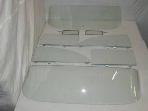 1955-1956 Chevrolet / Pontiac 2 Door Sedan Complete Glass Package with Assembled Side Glass CG-CP-55-56-2S-SSA