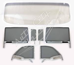 Auto City Classic - 1955-1956 Chevrolet / Pontiac Convertible Complete Glass Package with Assembled Side Glass Set CG-CP-55-56-CV-SSA - Image 3